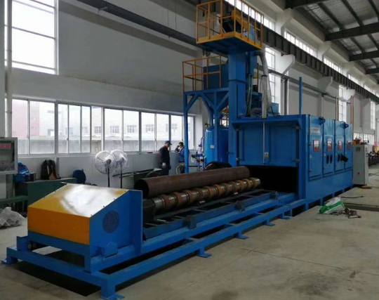 聊城喷砂机在管道除锈中的现场施工应用