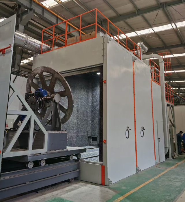 聊城封闭式喷砂房，环保与处理效果双保障