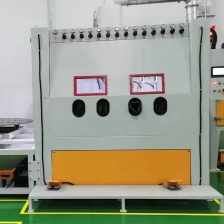 聊城高效生产，从箱体手动喷砂机开始，提升零部件质量